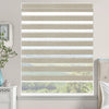 Kincmo Motorized Zebra Shades 60%/75% Blackout - Monet