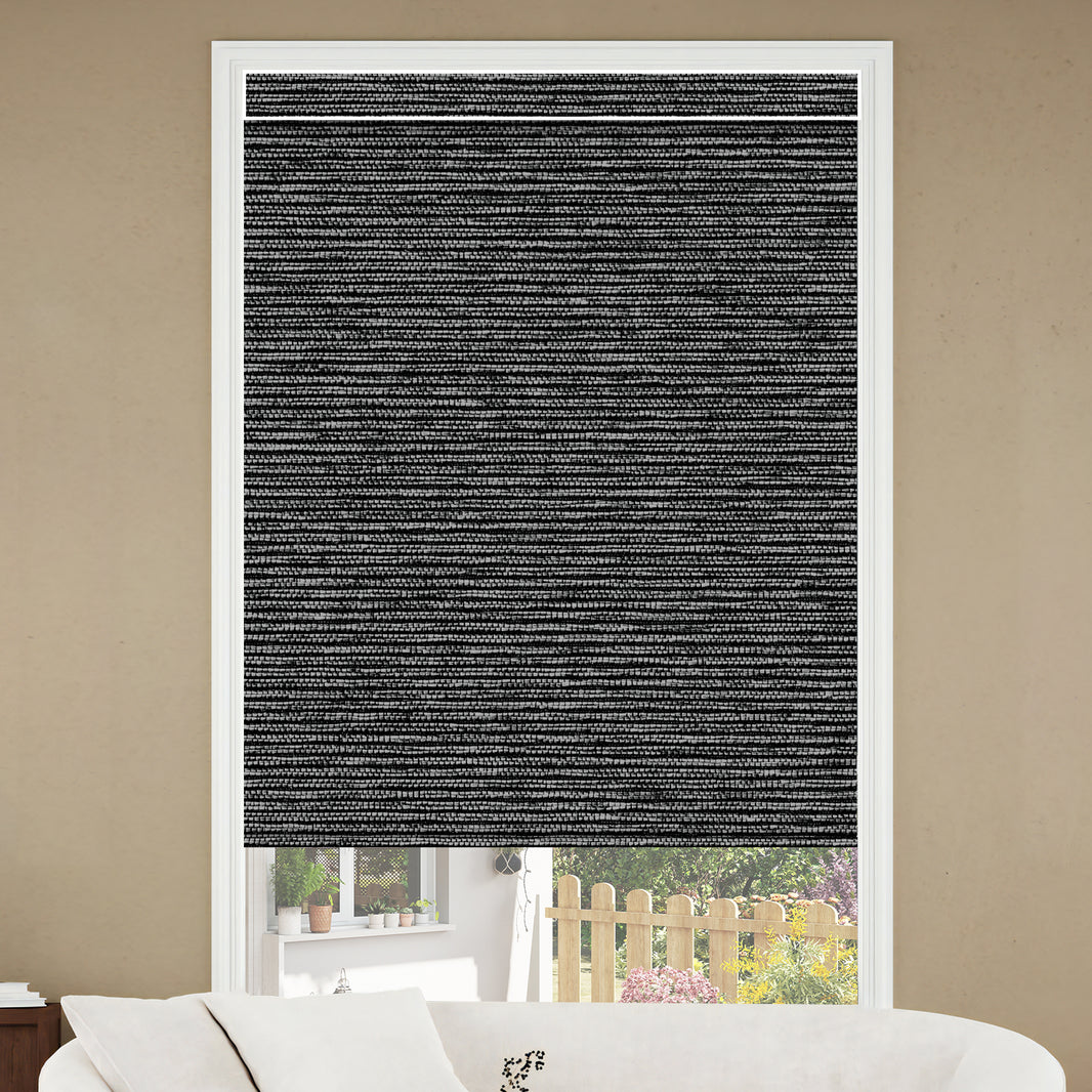 Kincmo Motorized Roller Shades 100% Blackout - Eclipse