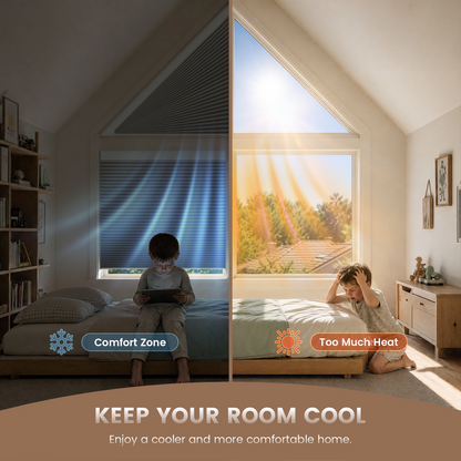 Kincmo Motorized Triangle Cellular Shades