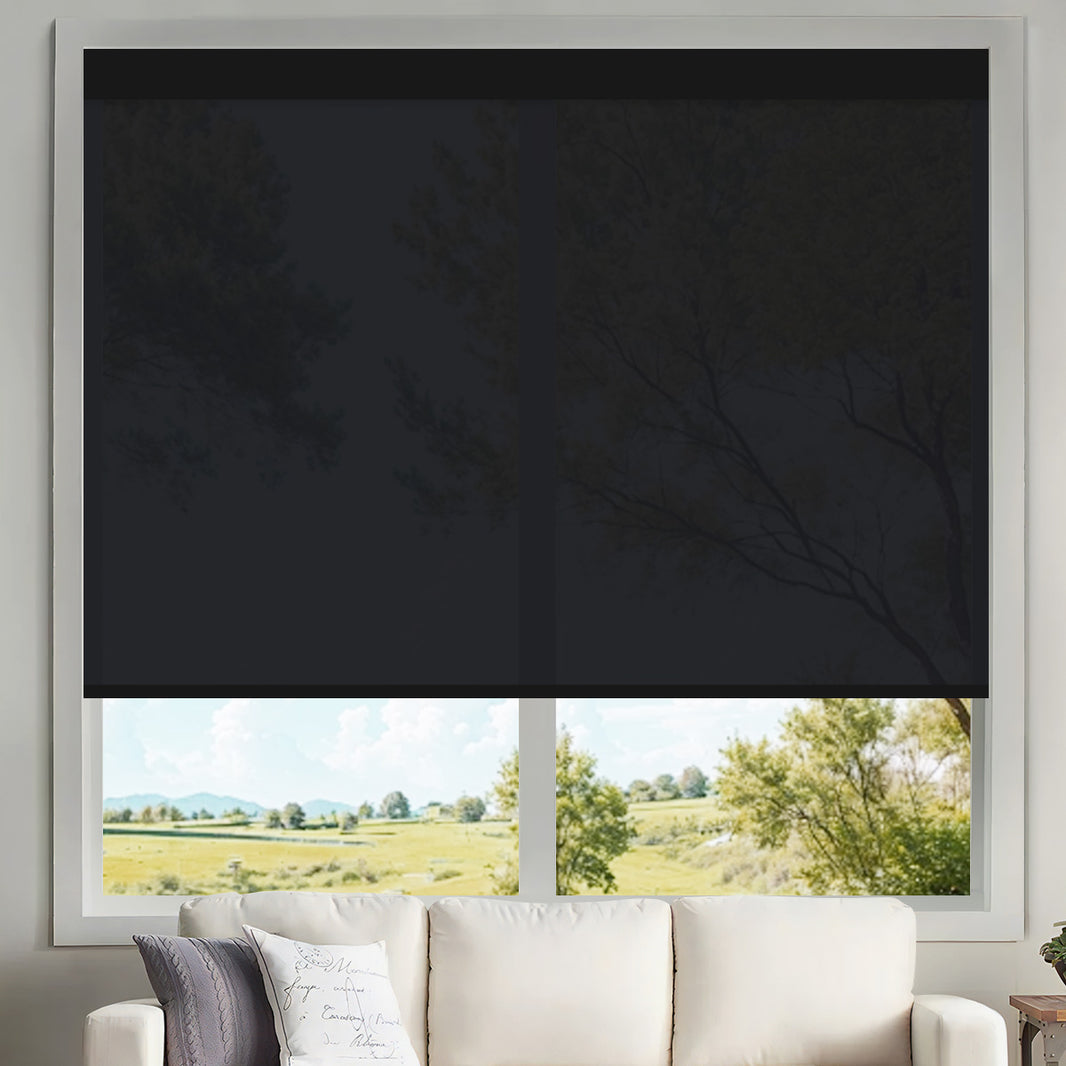 Kincmo Motorized UV Protection Solar Shades 1%/3%/5% Openness