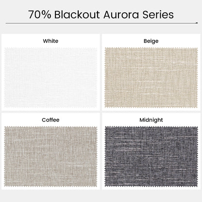 Kincmo Light Filtering Roller Fabric Swatches