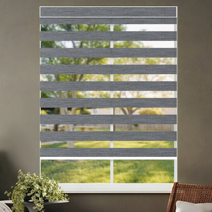 Kincmo Motorized Zebra Shades 70% Blackout - Galaxy
