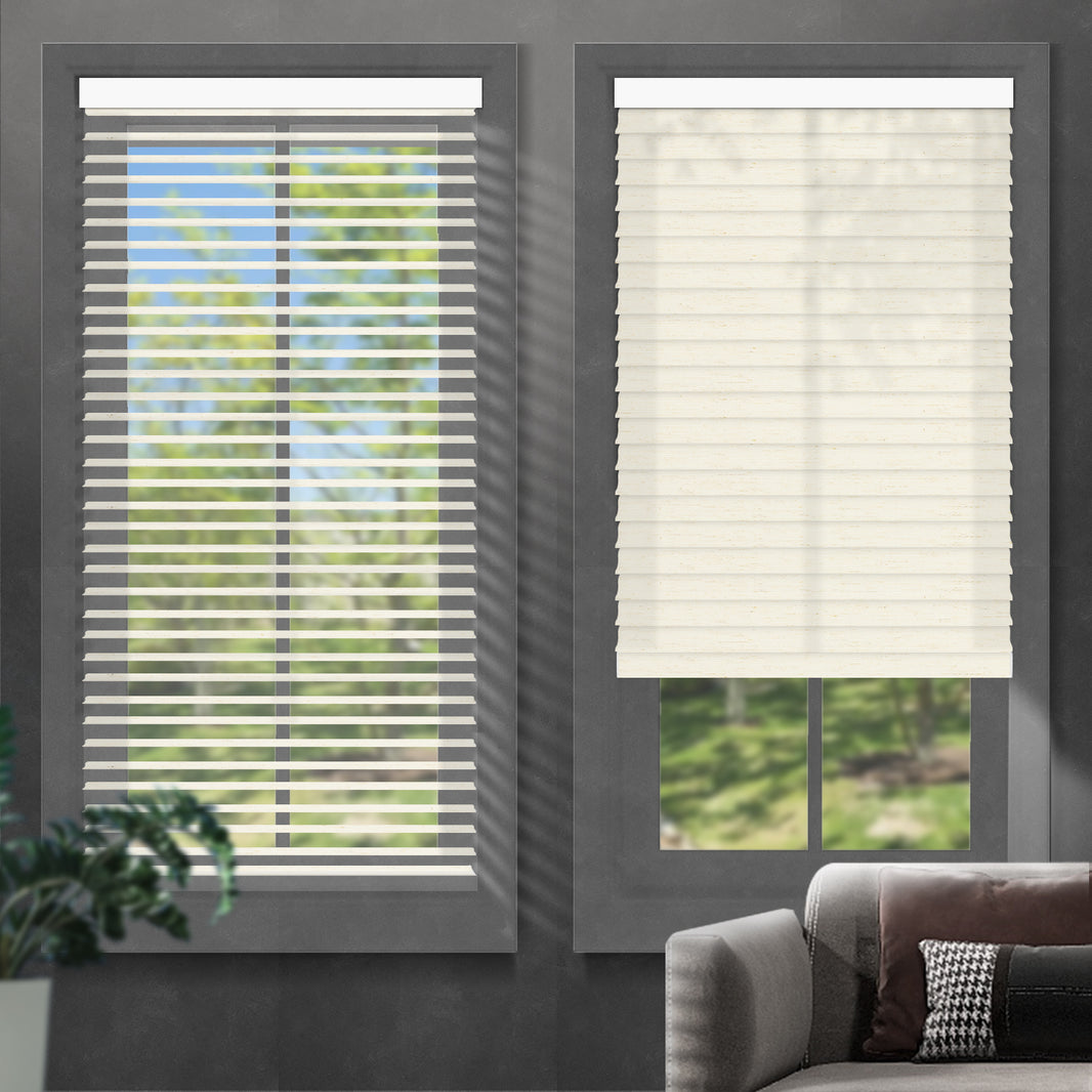 Kincmo Motorized Light Filtering Sheer Shades 75% Blackout - Linen