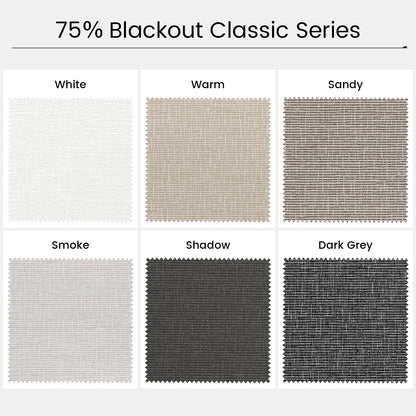 Kincmo Light Filtering Roller Fabric Swatches