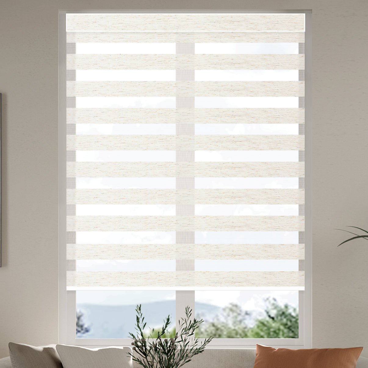 linen 75% blackout zebra shades