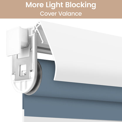 Kincmo No Drill Cordless Zebra Shades 95% Blackout - Gabriel