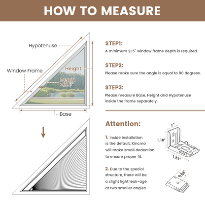 Kincmo Motorized Triangle Cellular Shades