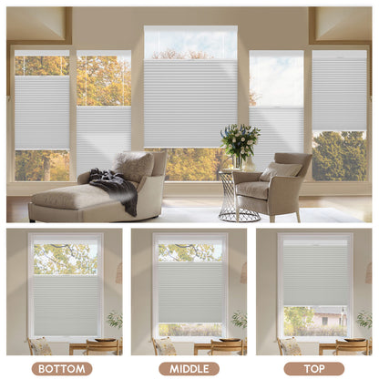 Kincmo Cordless Top Down Bottom Up Cellular Shades, 100% Blackout