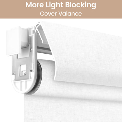 Kincmo No Drill Cordless Roller Shades 100% Blackout - Classic