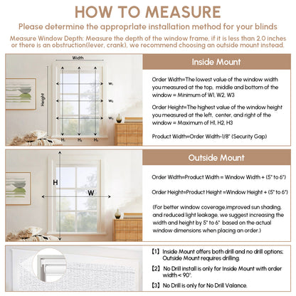Kincmo No Drill Roller Shades, Motorized 100% Blackout - Starscape