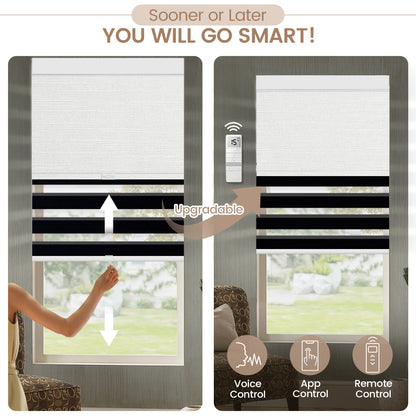 Kincmo Cordless Dual Shades | Roller Shades & Zebra Shades
