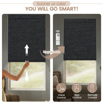 Kincmo Cordless 100% Blackout Roller Shades - Starscape