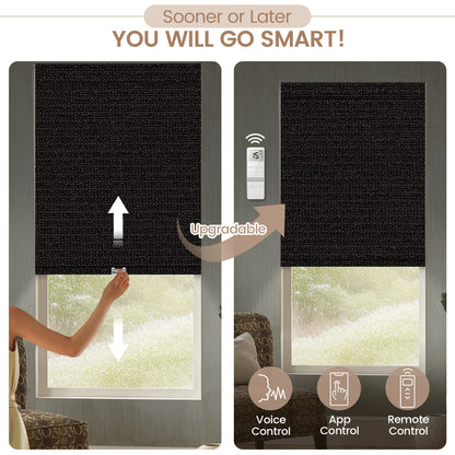 Kincmo Cordless 100% Blackout Roller Shades - Eclipse