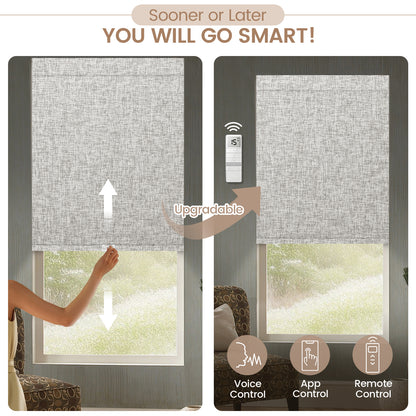 Kincmo Cordless Roller Shades 100% Blackout - Mist