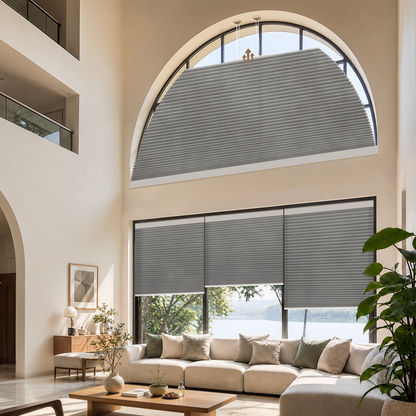Kincmo Motorized Arched Cellular Shades