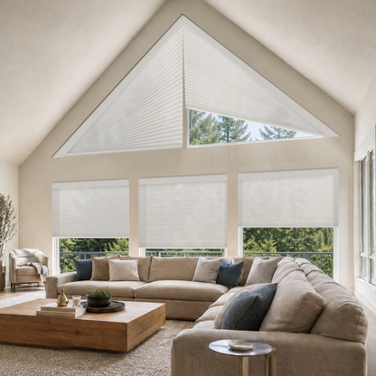 Kincmo Motorized Triangle Cellular Shades