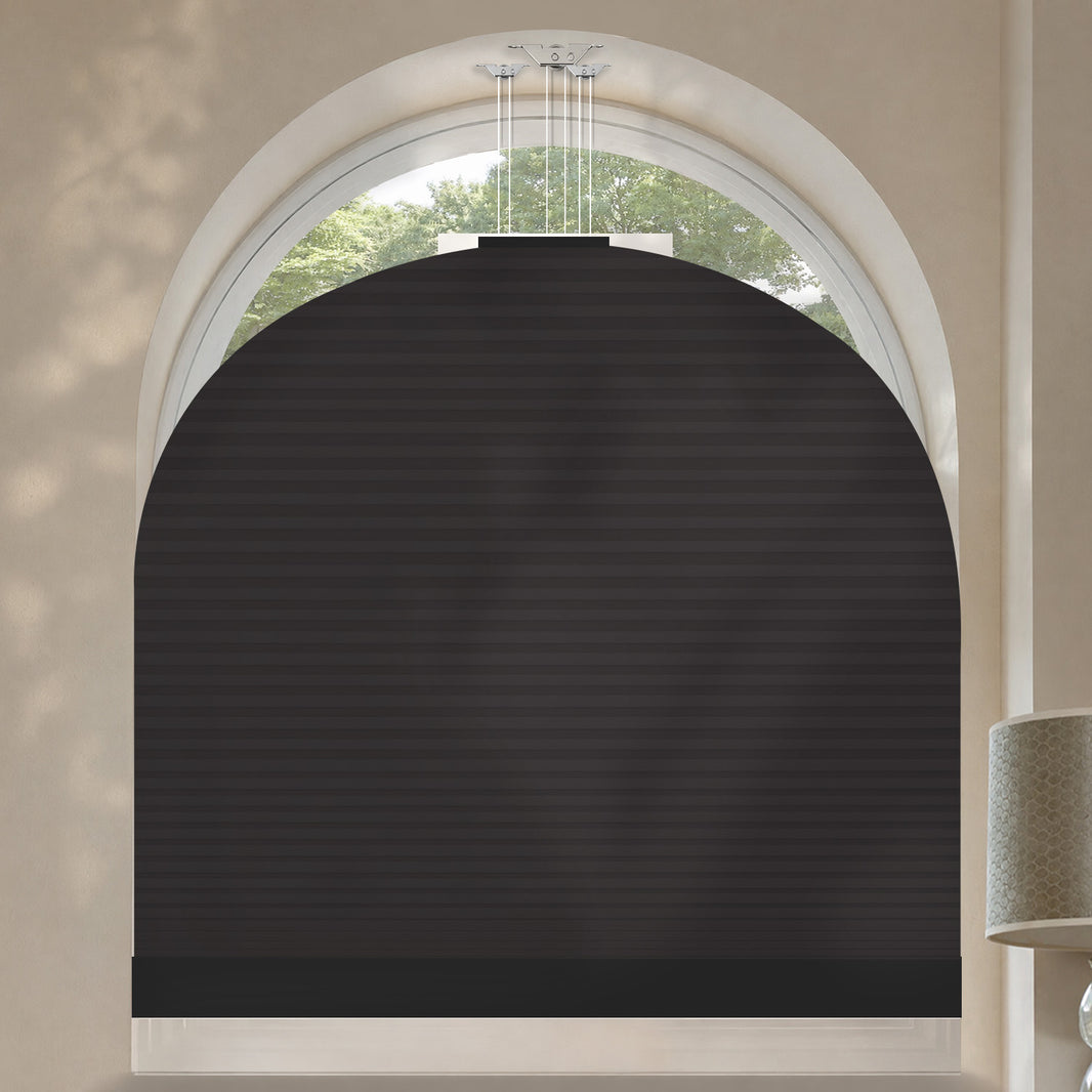 Kincmo Motorized Elongated Arched Cellular Shades