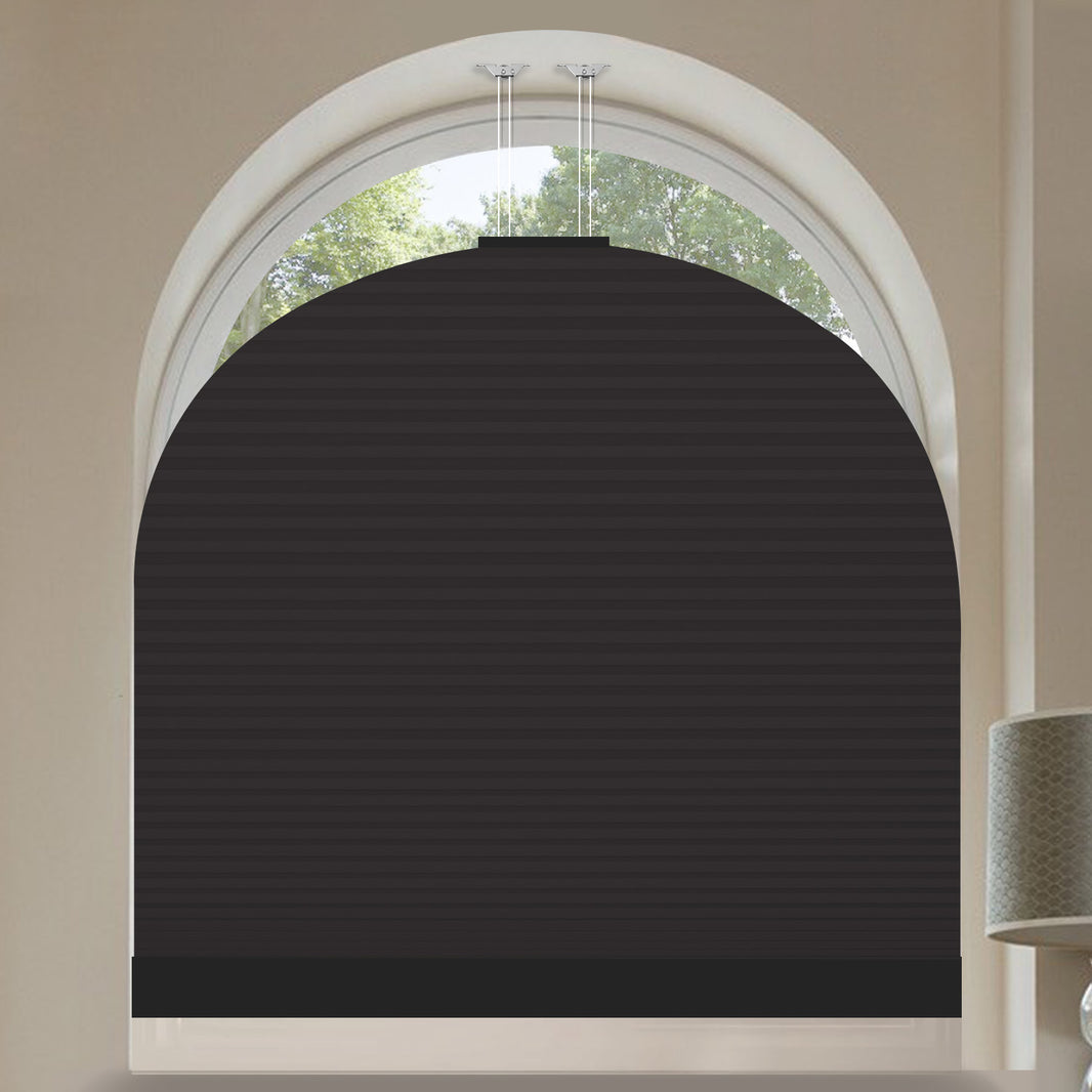 Kincmo Motorized Elongated Arched Cellular Shades