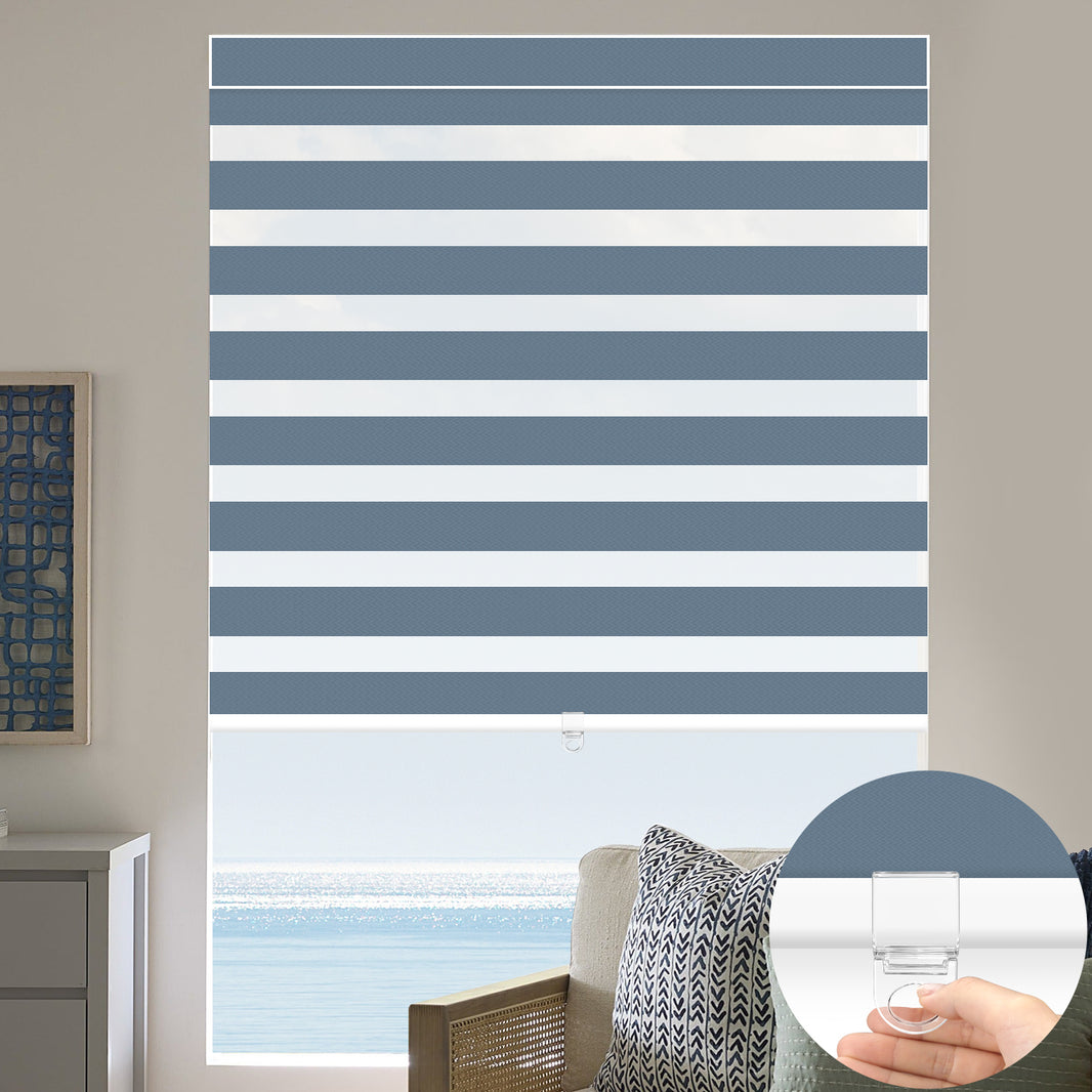 Kincmo Cordless Zebra Shades 95% Blackout - Gabriel