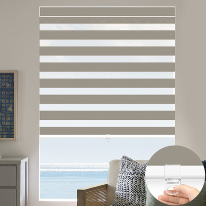 Kincmo Cordless Zebra Shades 95% Blackout - Gabriel