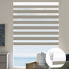 Kincmo No Drill Zebra Shades, Motorized 95% Blackout - Gabriel