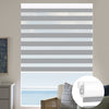 Kincmo No Drill Zebra Shades, Motorized 95% Blackout - Gabriel