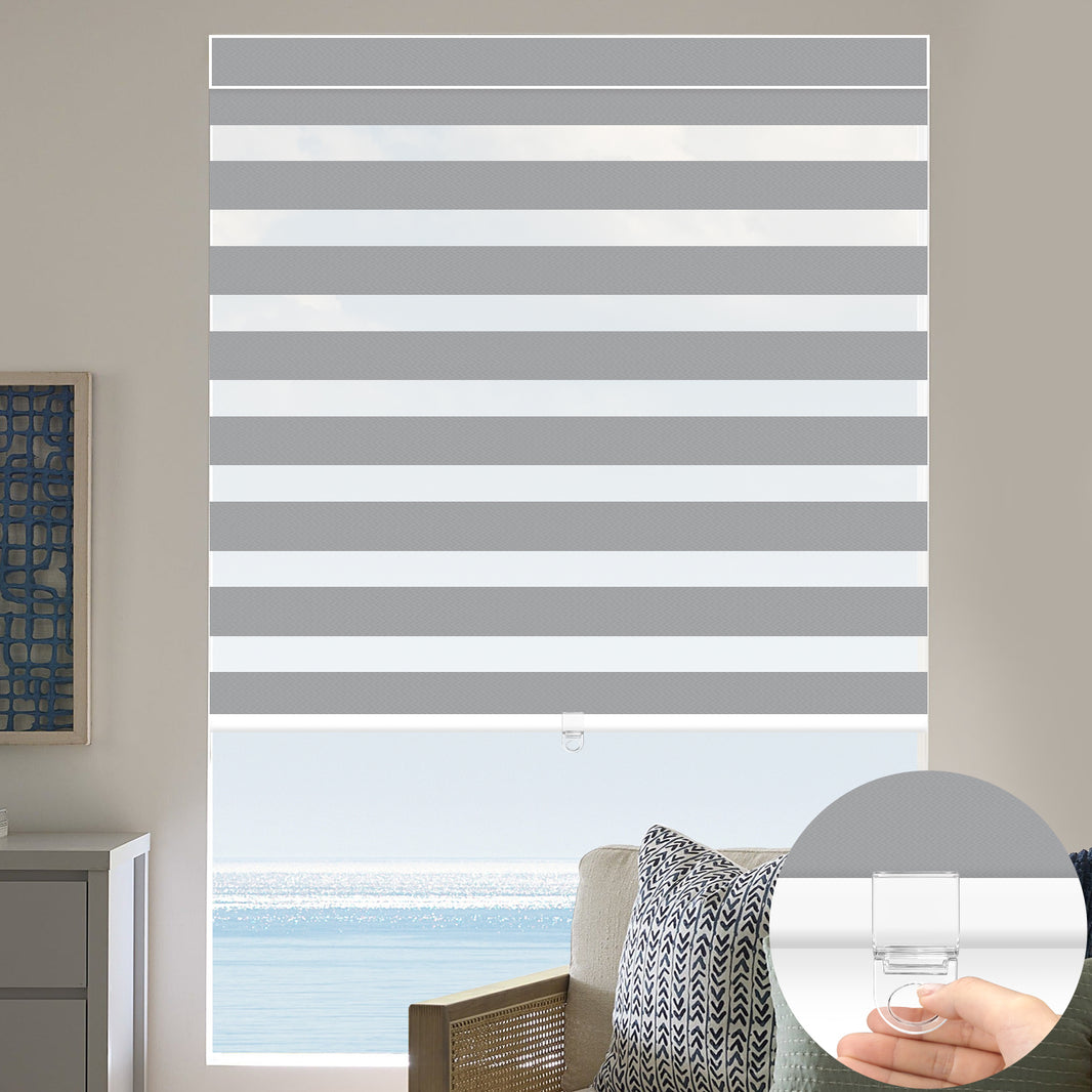 Kincmo Cordless Zebra Shades 95% Blackout - Gabriel