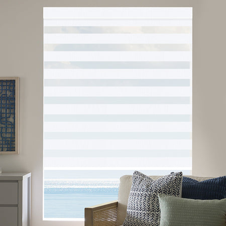 Kincmo Motorized Zebra Shades 95% Blackout - Gabriel