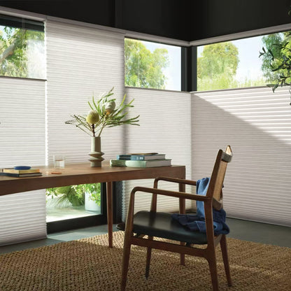 Kincmo Motorized Light Filtering Top Down Bottom Up Cellular Shades