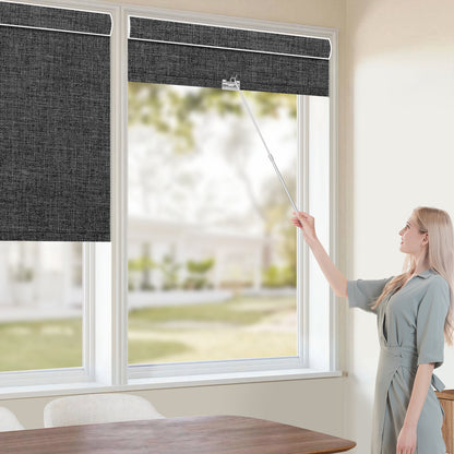 Kincmo Cordless 100% Blackout Roller Shades - Dual Sided