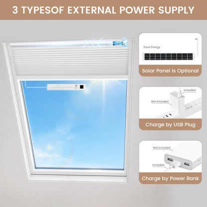 Kincmo Motorized Skylight Cellular Shades