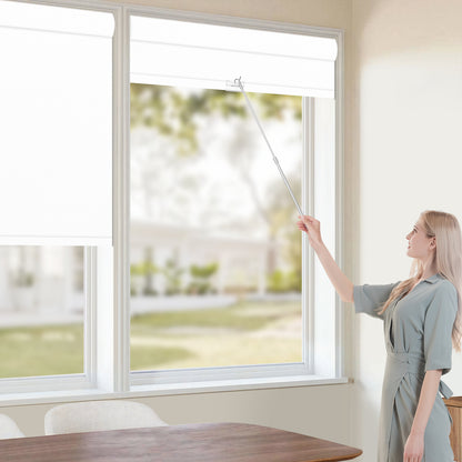 Kincmo Cordless 100% Blackout Roller Shades - WaterProof Vinyl
