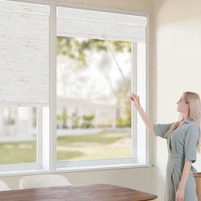 Kincmo Cordless Roller Shades 100% Blackout - Linen