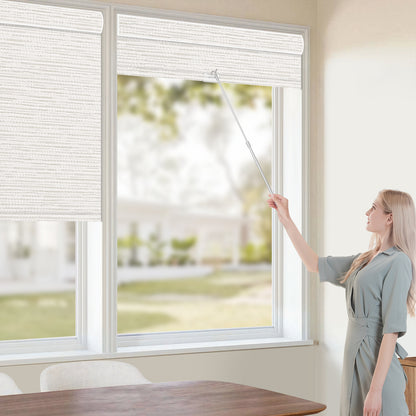 Kincmo Cordless 100% Blackout Roller Shades - Aqua Waves