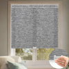 Kincmo Cordless Light Filtering Roller Shades 75% Blackout - Aqua Waves