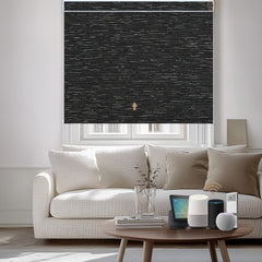 Kincmo Motorized Roller Shades 100% Blackout - Aqua Waves