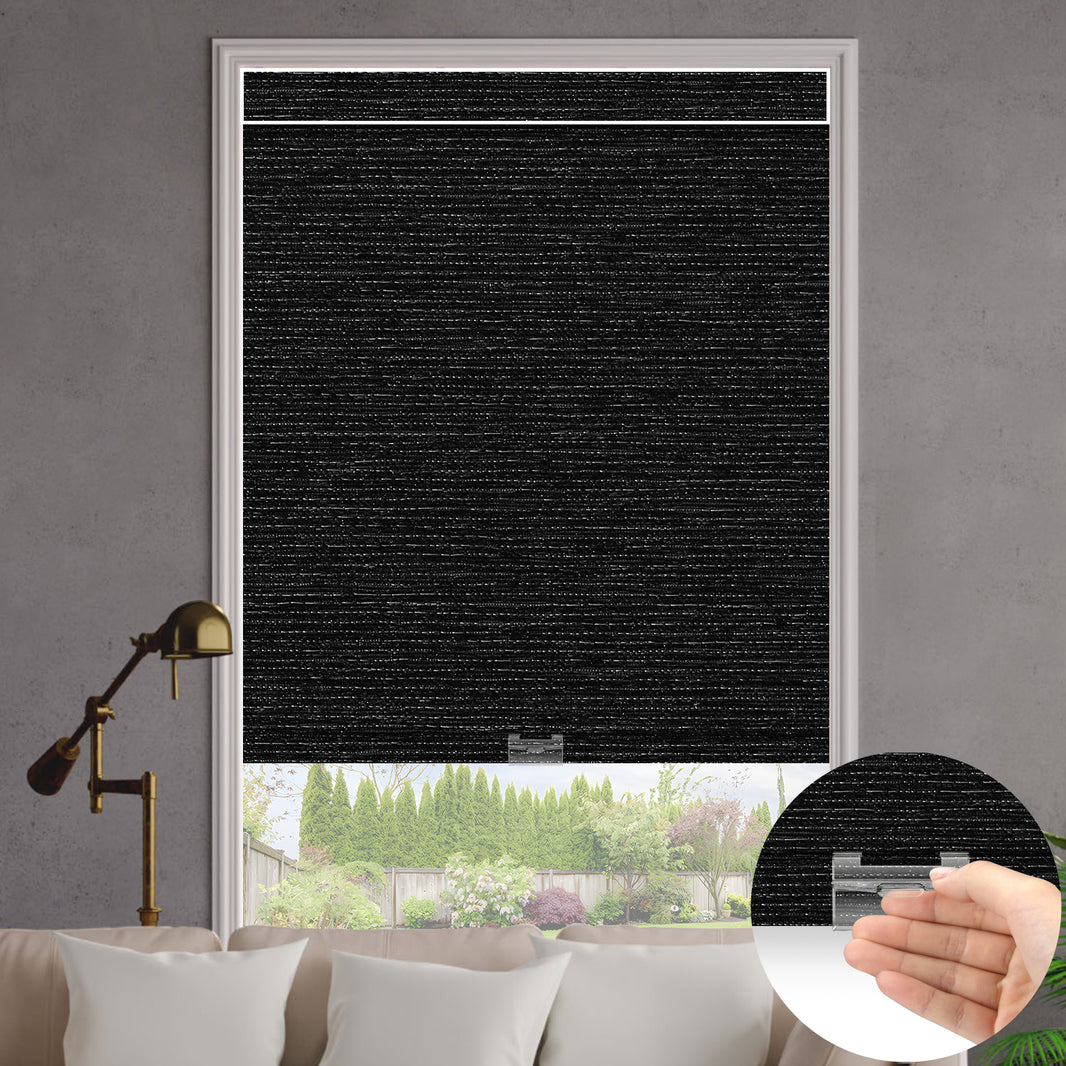 Kincmo Cordless 100% Blackout Roller Shades - Atlantic