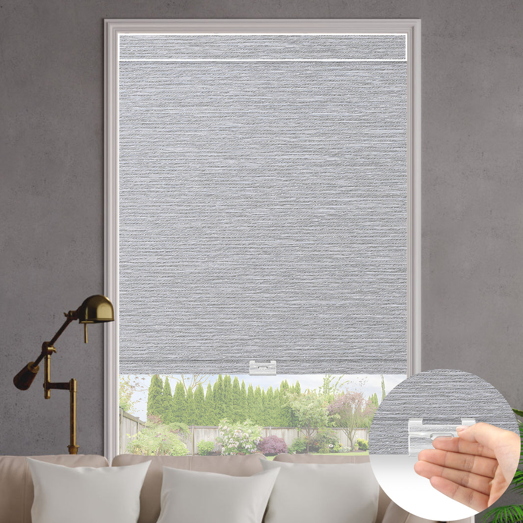 Kincmo Cordless 100% Blackout Roller Shades - Atlantic