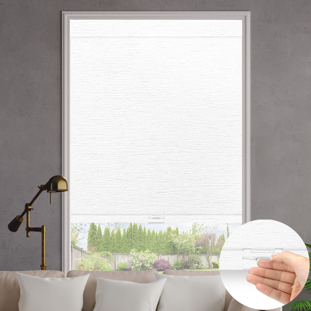 Kincmo Cordless 100% Blackout Roller Shades - Atlantic