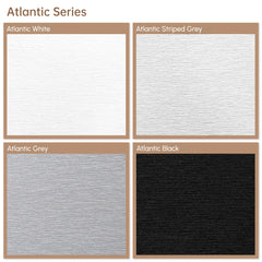 Kincmo No Drill Motorized Roller Shades 100% Blackout - Atlantic