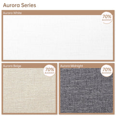 Kincmo Motorized Light Filtering Roller Shades - All Series