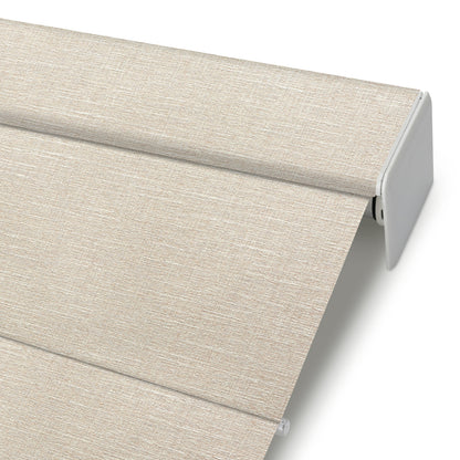Kincmo Motorized Light Filtering Roman Shades 70% Blackout - Aurora