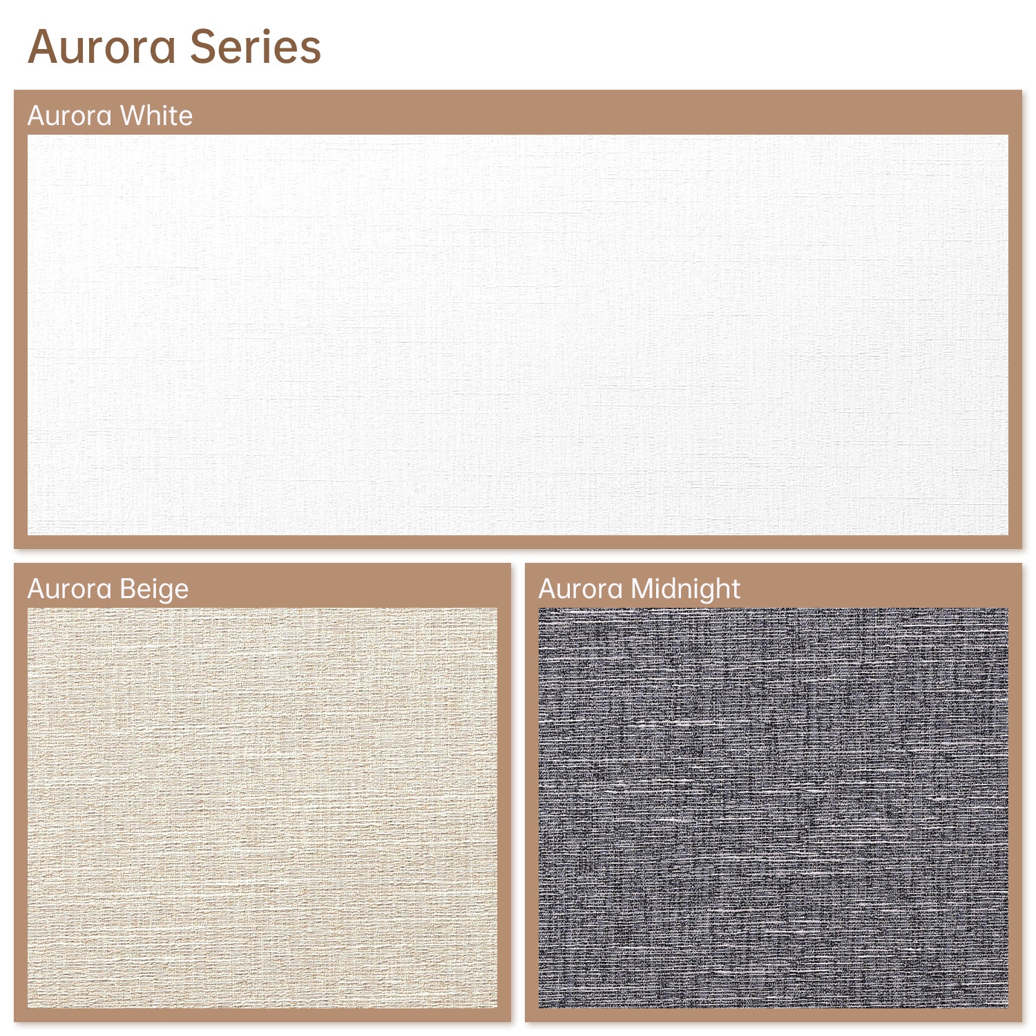 Kincmo 100% Blackout Roller Fabric Swatches