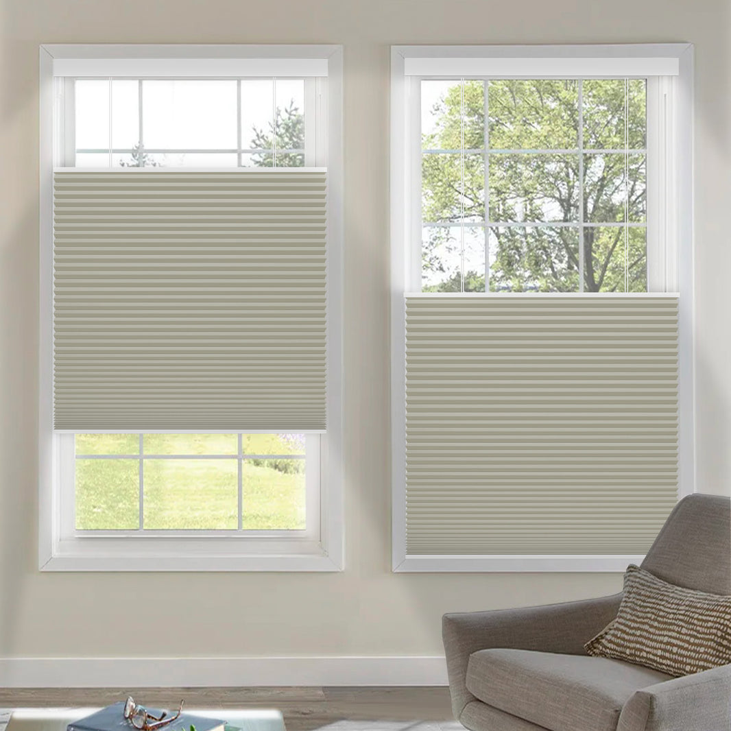 Kincmo Motorized 100% Blackout Top Down Bottom Up Cellular Shades