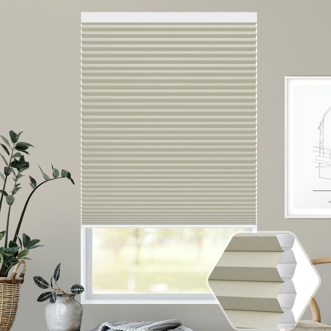 Kincmo 100% Blackout Energy Saving Motorized Cellular Shades