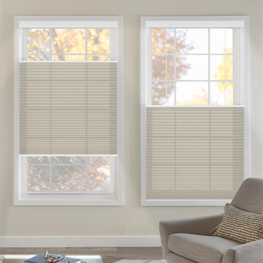 Kincmo Motorized Light Filtering Top Down Bottom Up Cellular Shades