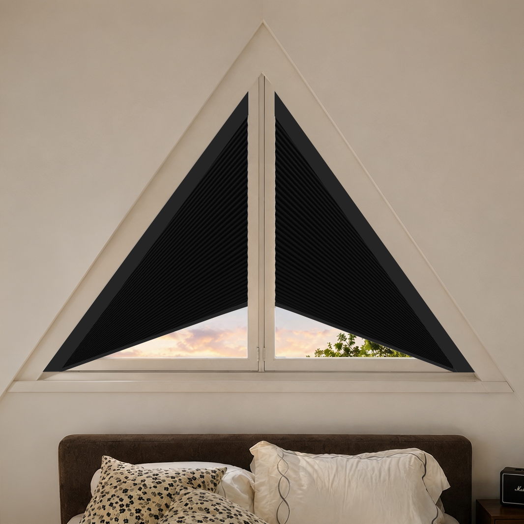 Kincmo Motorized Triangle Cellular Shades