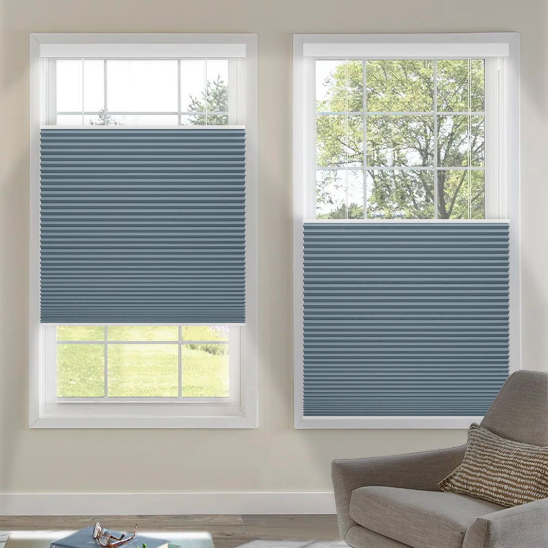 Kincmo Motorized 100% Blackout Top Down Bottom Up Cellular Shades