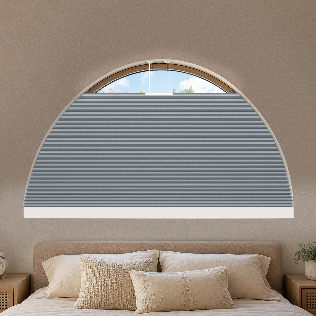 Kincmo Motorized Arched Cellular Shades