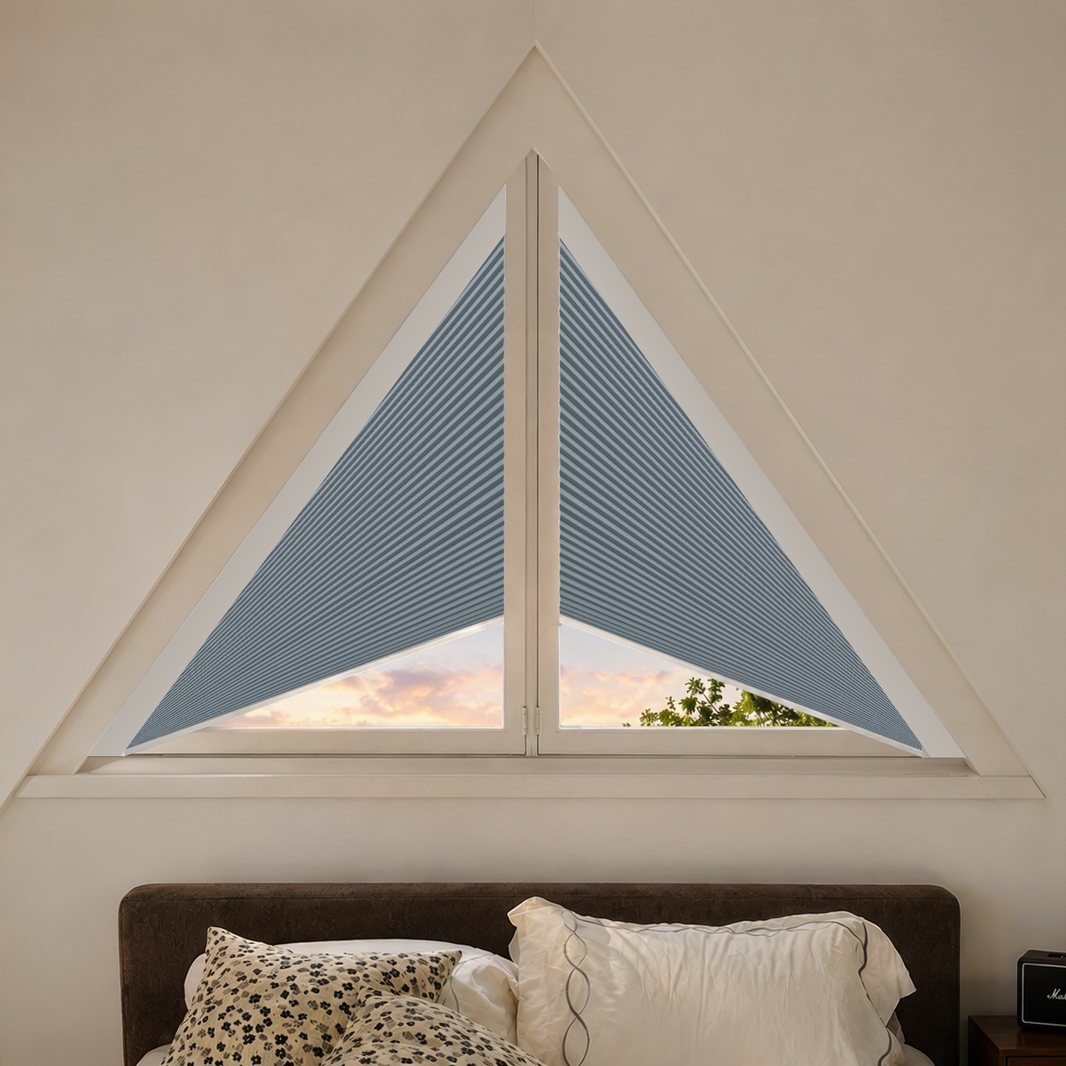 Kincmo Motorized Triangle Cellular Shades